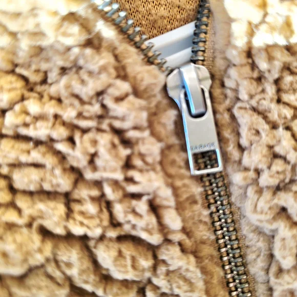 Garage Women's Sherpa Cowl Sweatshirt Sweater Size S Petite - Picture 8 of 10